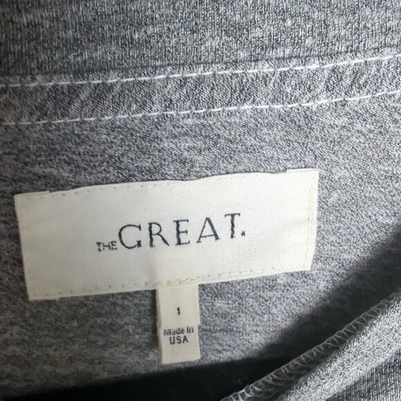 The great long sleeve Women's Tee crew neck Heather Color Size 1 - Picture 6 of 8